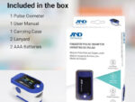 A&D Fingertip Pulse Oximeter - Blood Oxygen and Pulse Rate Monitor - Image 3